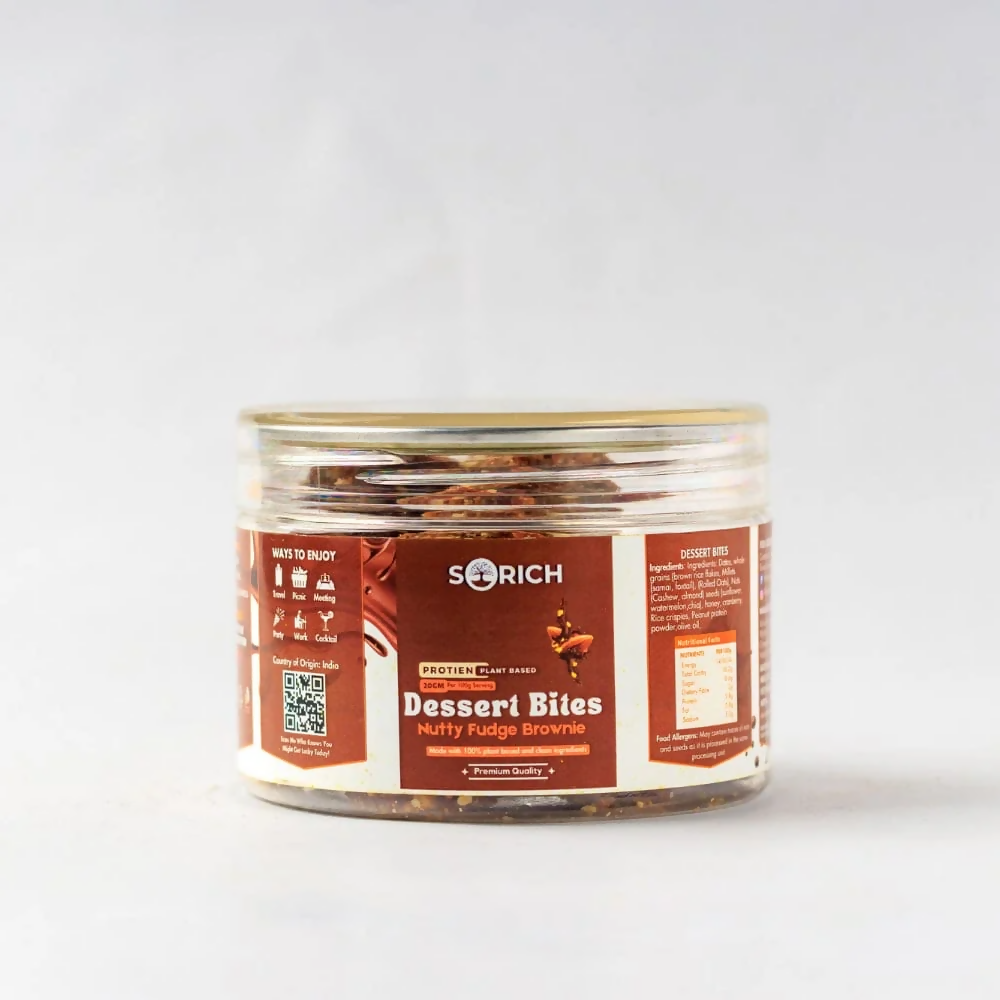 Sorich Organics Nutty Fudge Brownie Bites