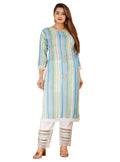 Vamika Embroidery Rayon Multicolor Party Wear/Casual Wear Kurta Set/Suit