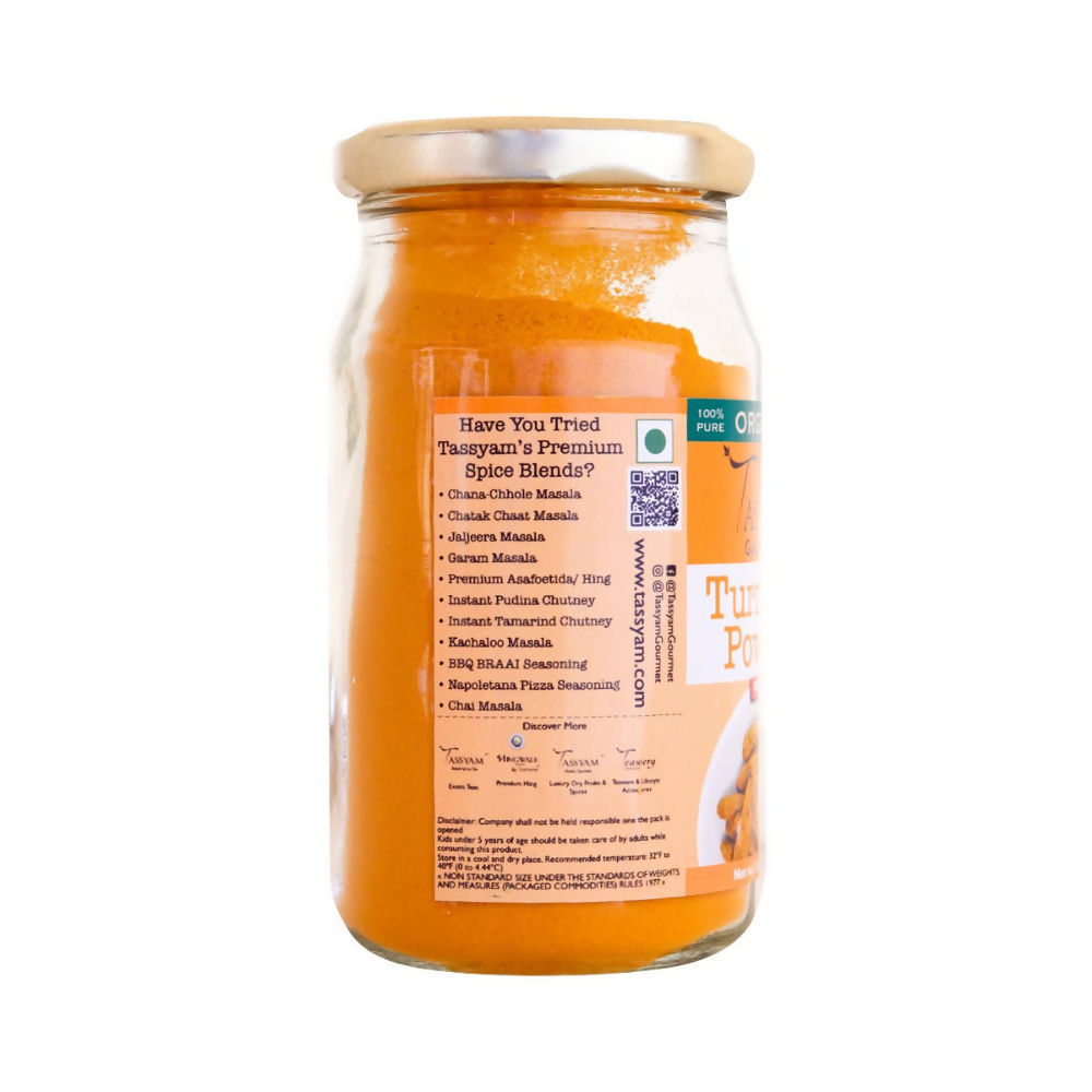 Tassyam Organics Certified 100% Organic Turmeric Powder