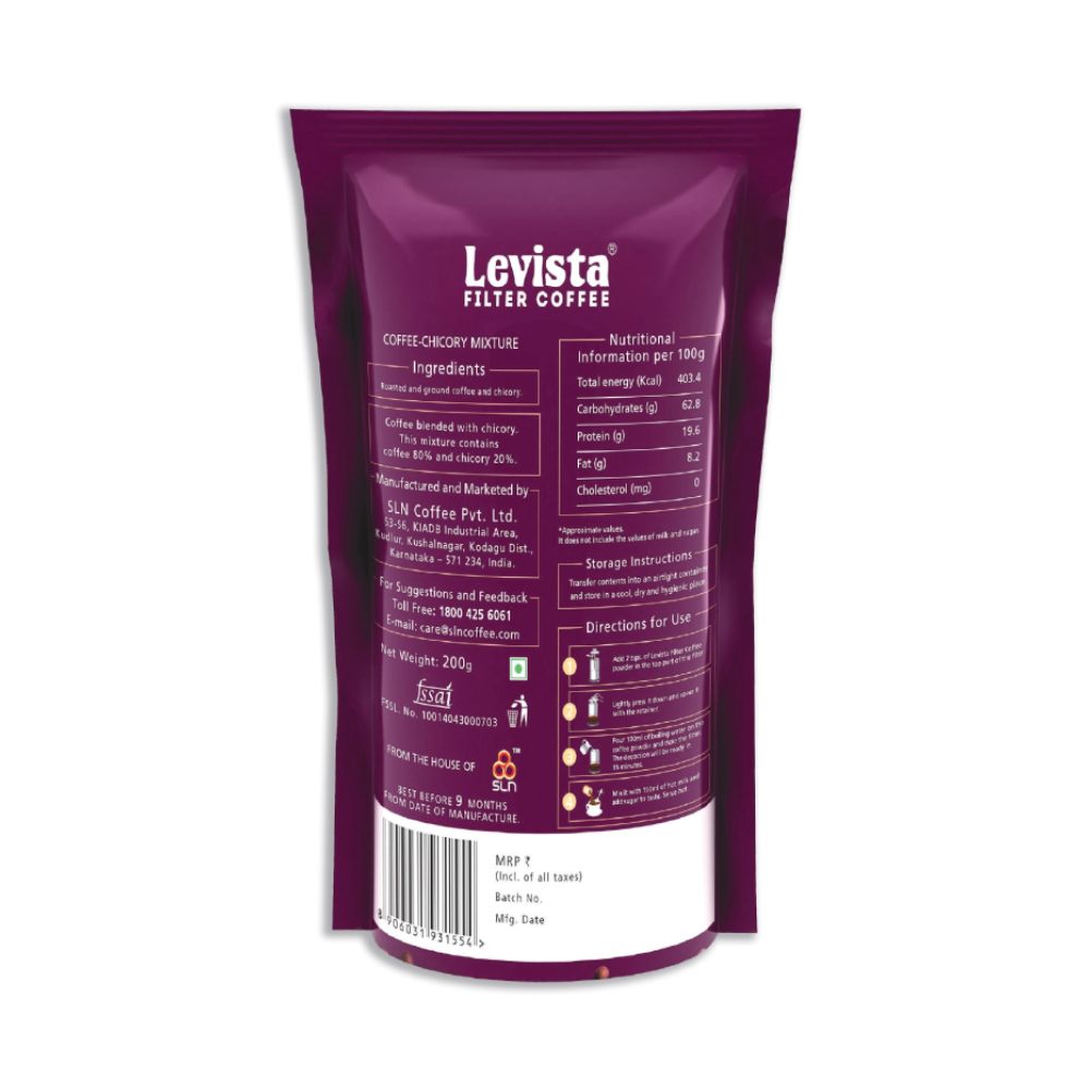 Levista Filter Coffee 80:20