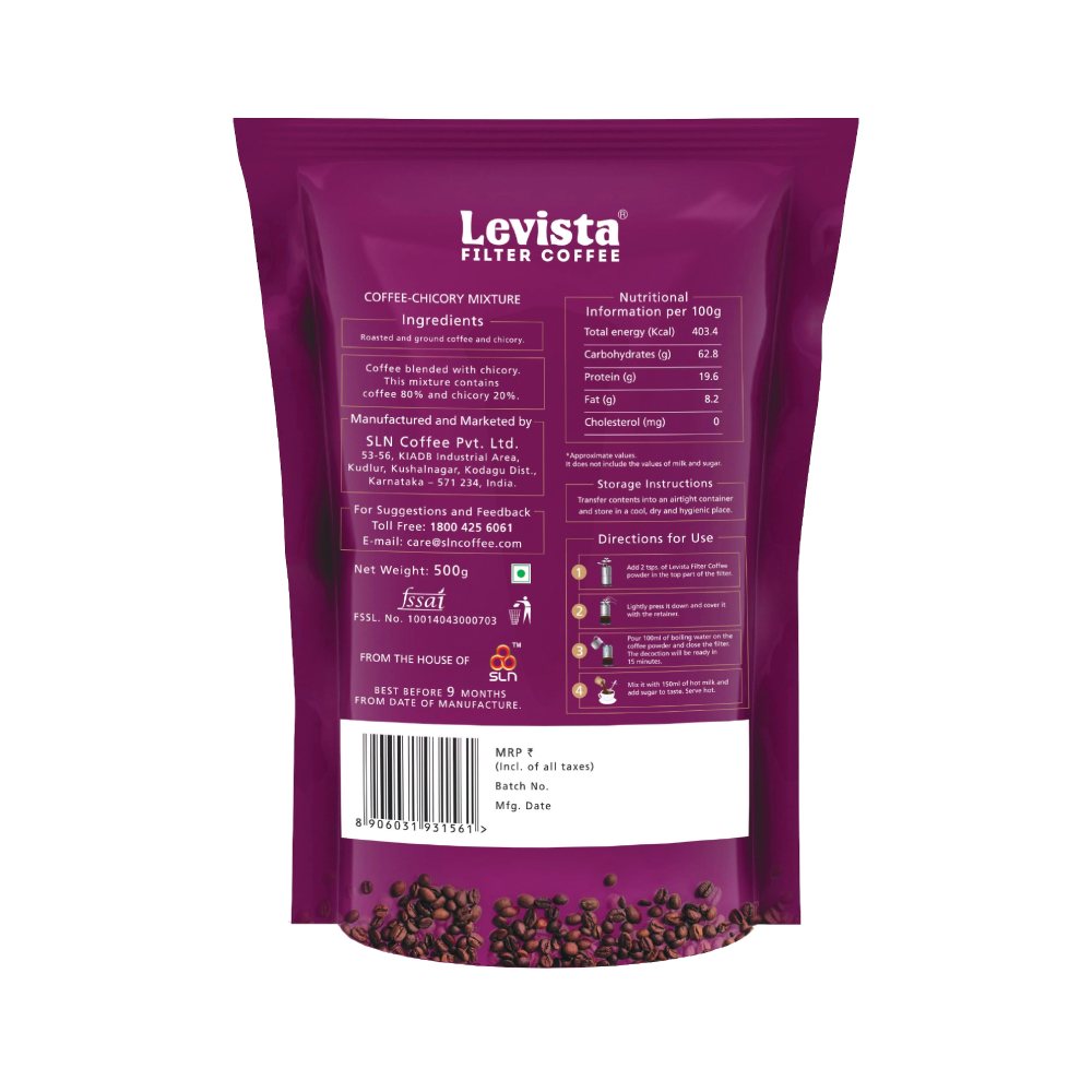 Levista Filter Coffee 80:20