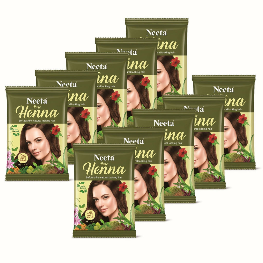 Neeta Pure Henna Soft & Shiny Natural Brown Hair Color