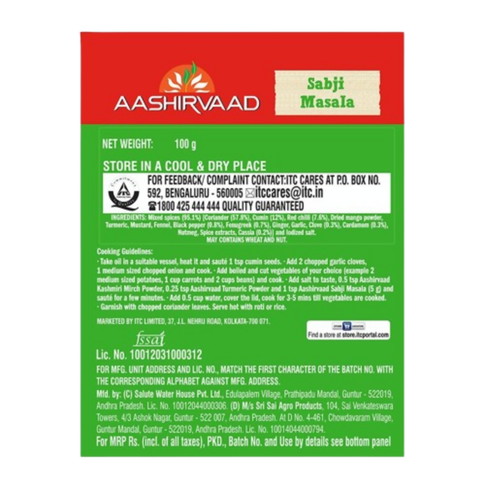 Aashirvaad Sabji Masala