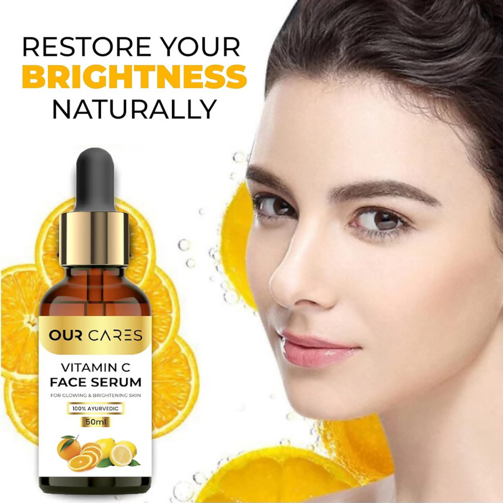 Our Cares Vitamin C Daily Glow Face Serum for Men & Women