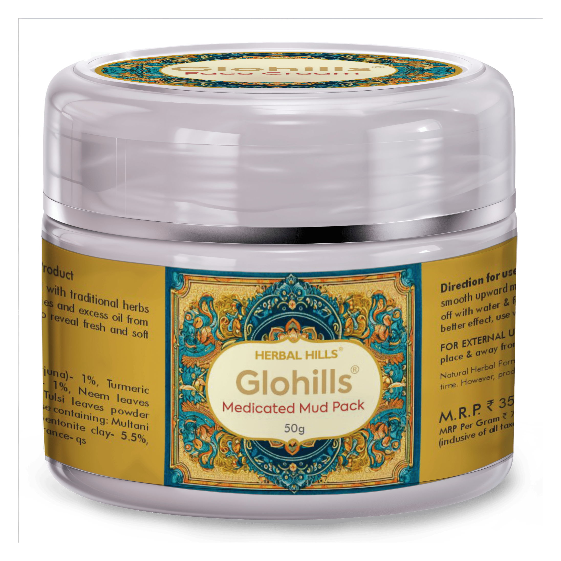 Herbal Hills Glohills Mud Pack