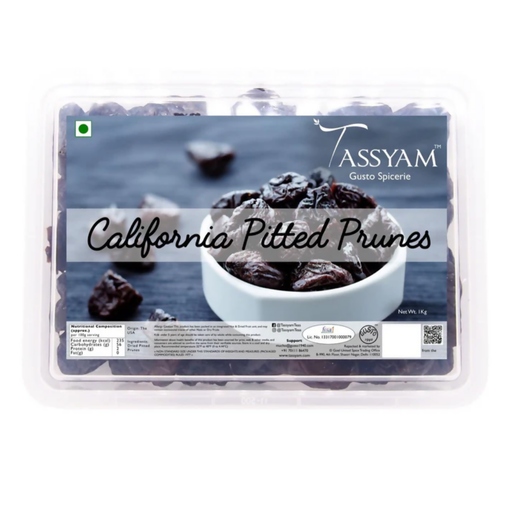 Tassyam Organics Pitted Prunes