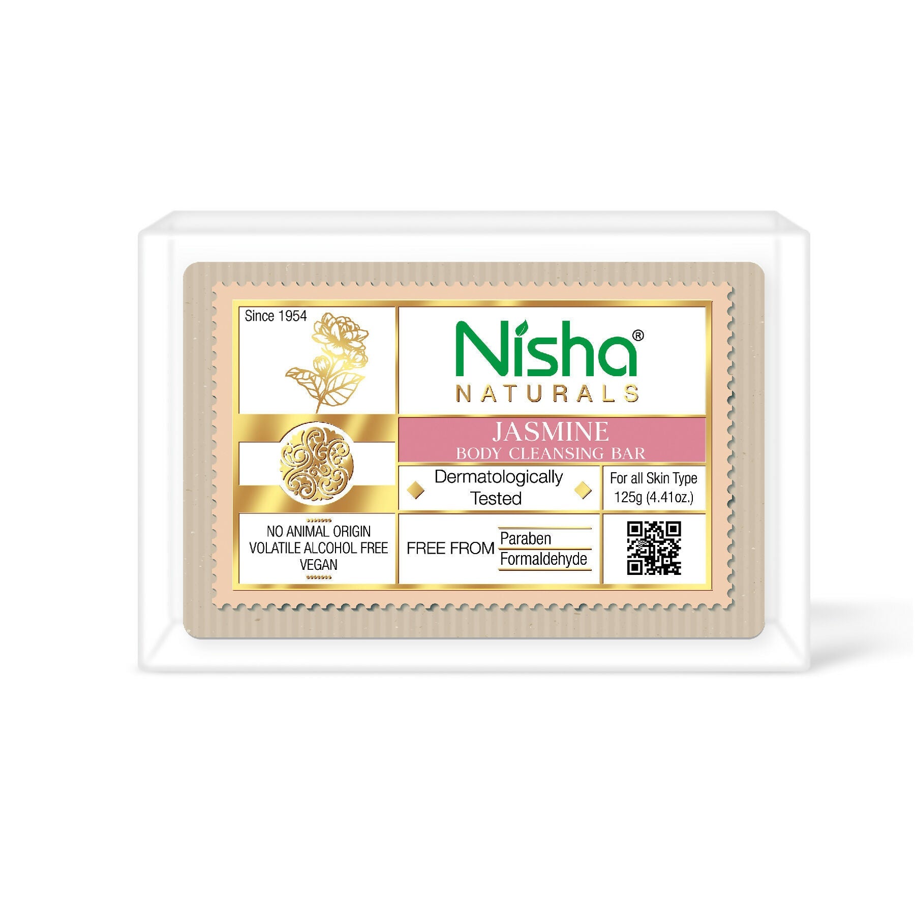 Nisha Jasmine Body Cleansing Soap Bar