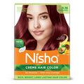 Nisha Creme Hair Color for Women - Burgundy