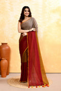 Piyari Fashion Women's Multi Embellished Handloom Cotton Saree