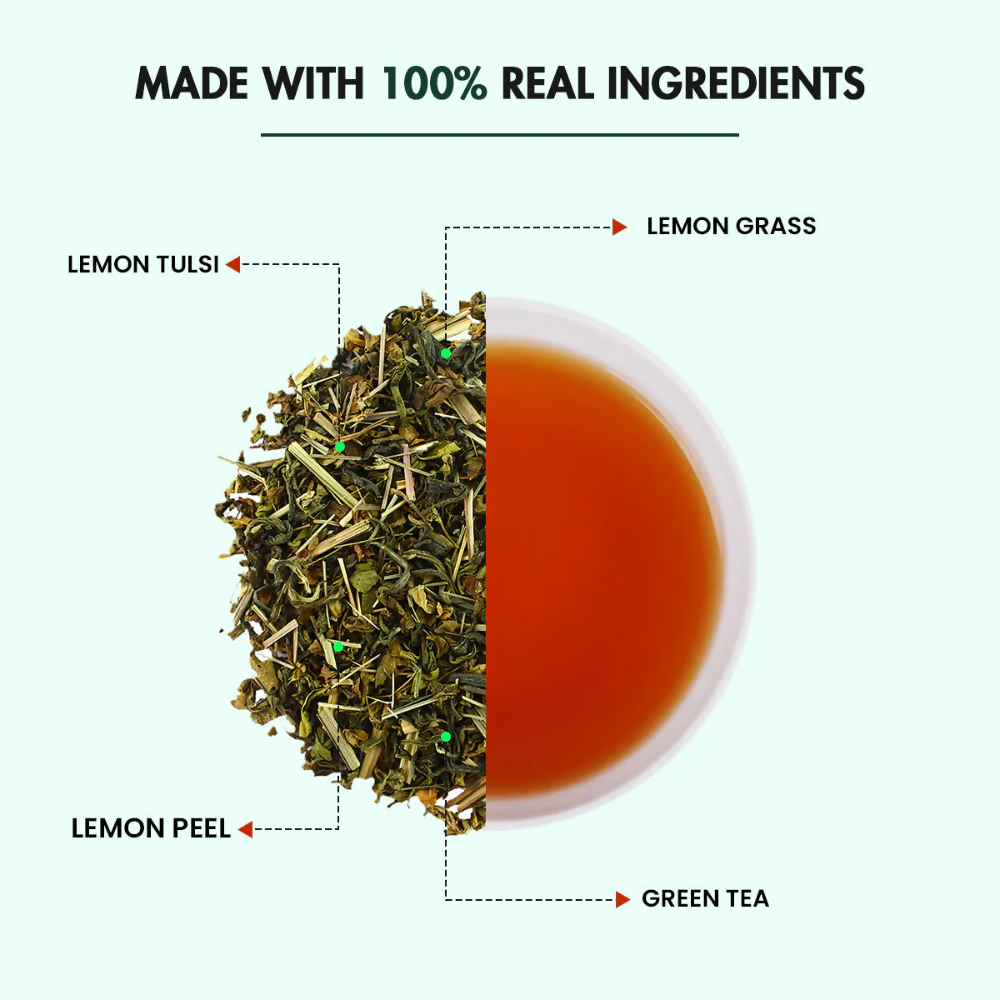 Tea Treasure Lemon Tulsi Green Tea