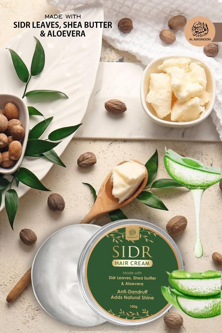 Al Masnoon Sidr Hair Cream Herbal Anti-Dandruff Cream