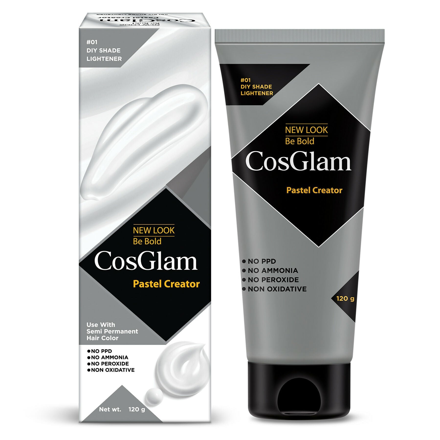 Cosglam Semi Permanent Hair Color for Women & Men-Pastel Creator