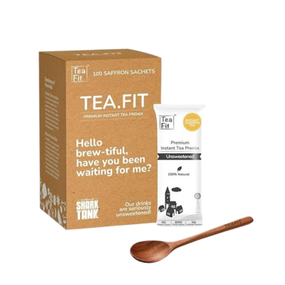 TeaFit Premium NO SUGAR Instant Saffron Tea Premix