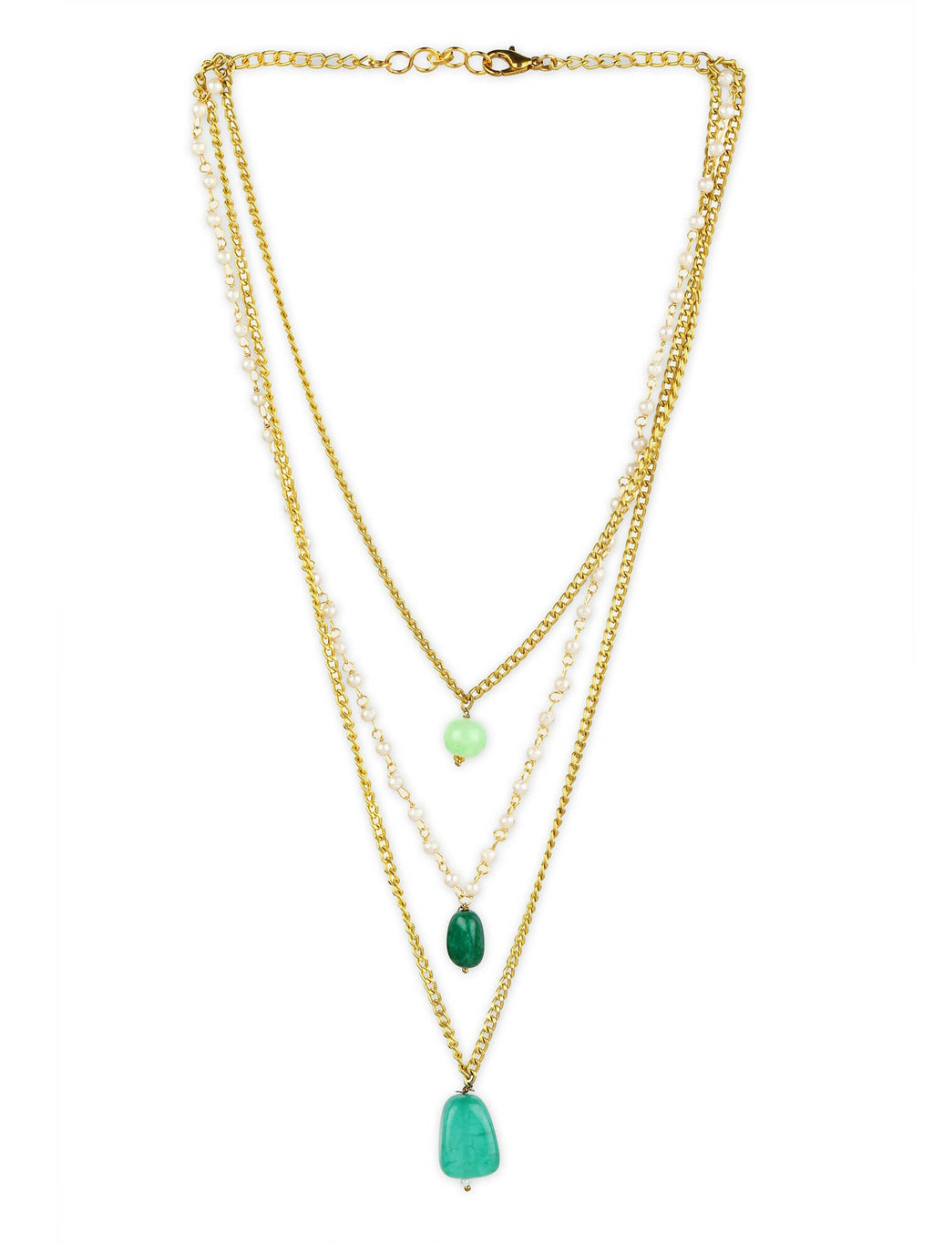 Women's Gold-Polished Chain - Ruby Raang