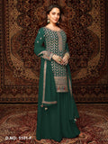 Anaita Dark Green Premium Embroidered Chiffon Salwar Suit