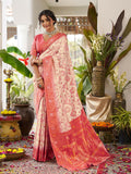 Shree Shyam Fashion Cream Soft Silk Saree
