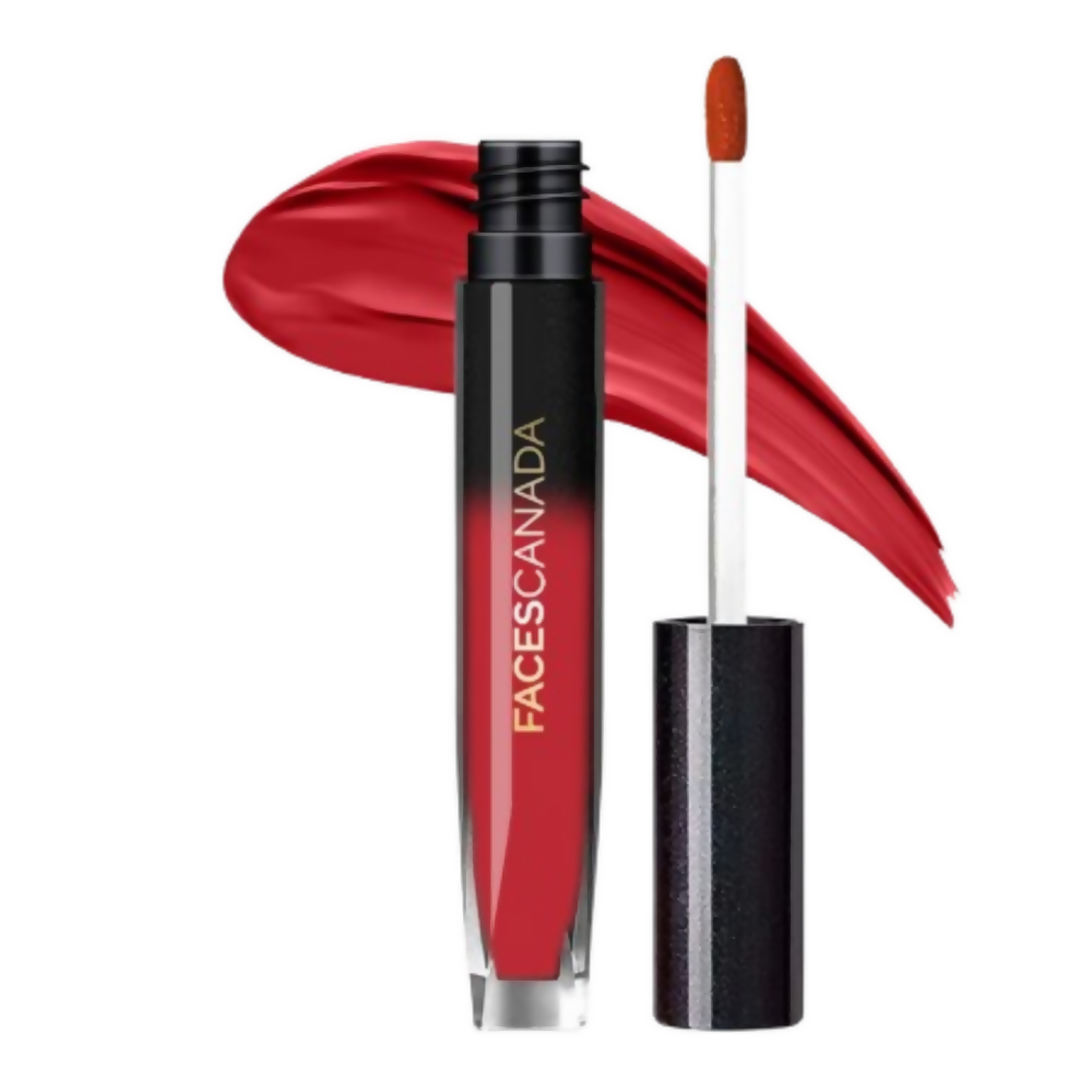Faces Canada Comfy Silk Liquid Lipstick - Zealous Red 10
