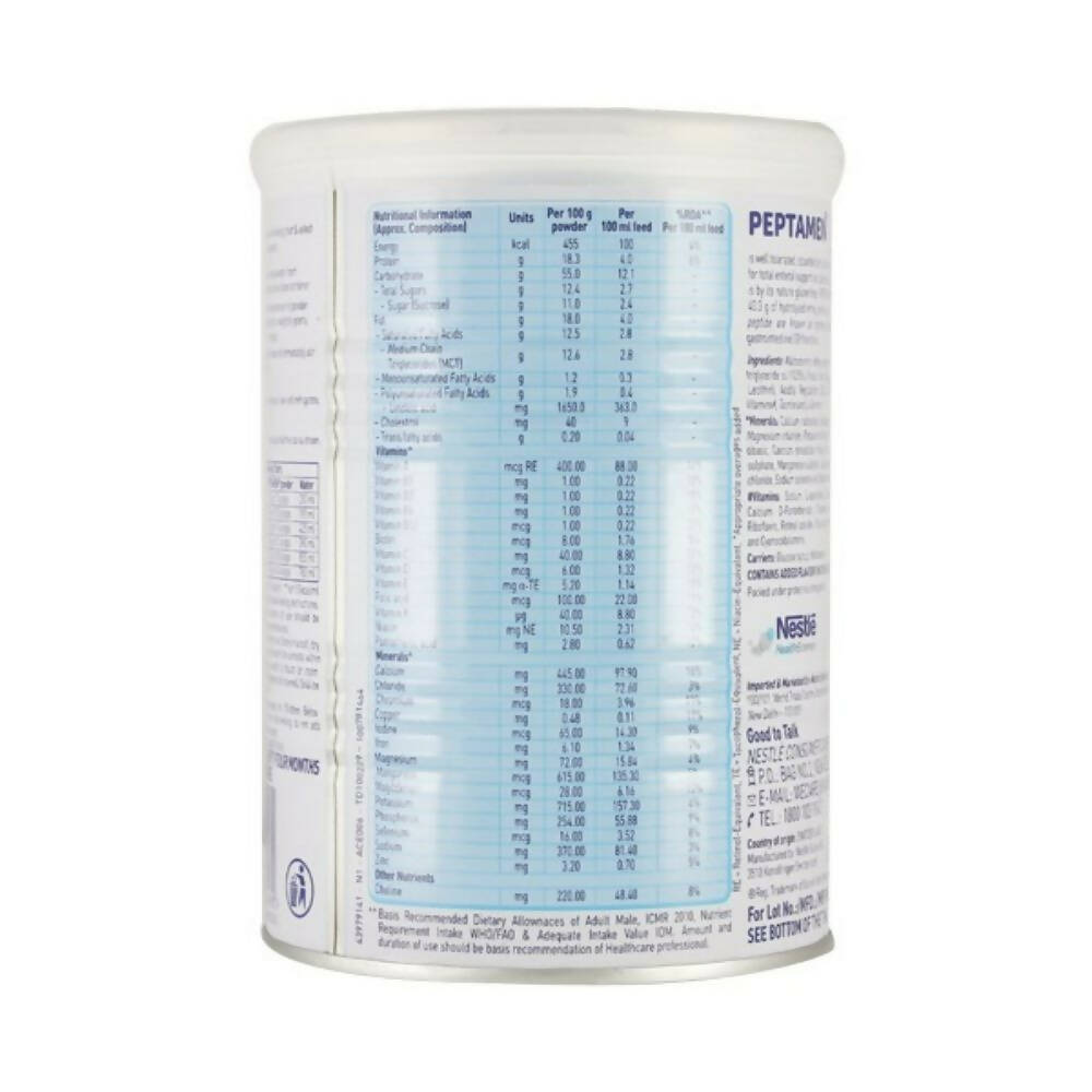 Nestle Peptamen Peptide Based Diet Powder - Whey Diet Powder for GI Function