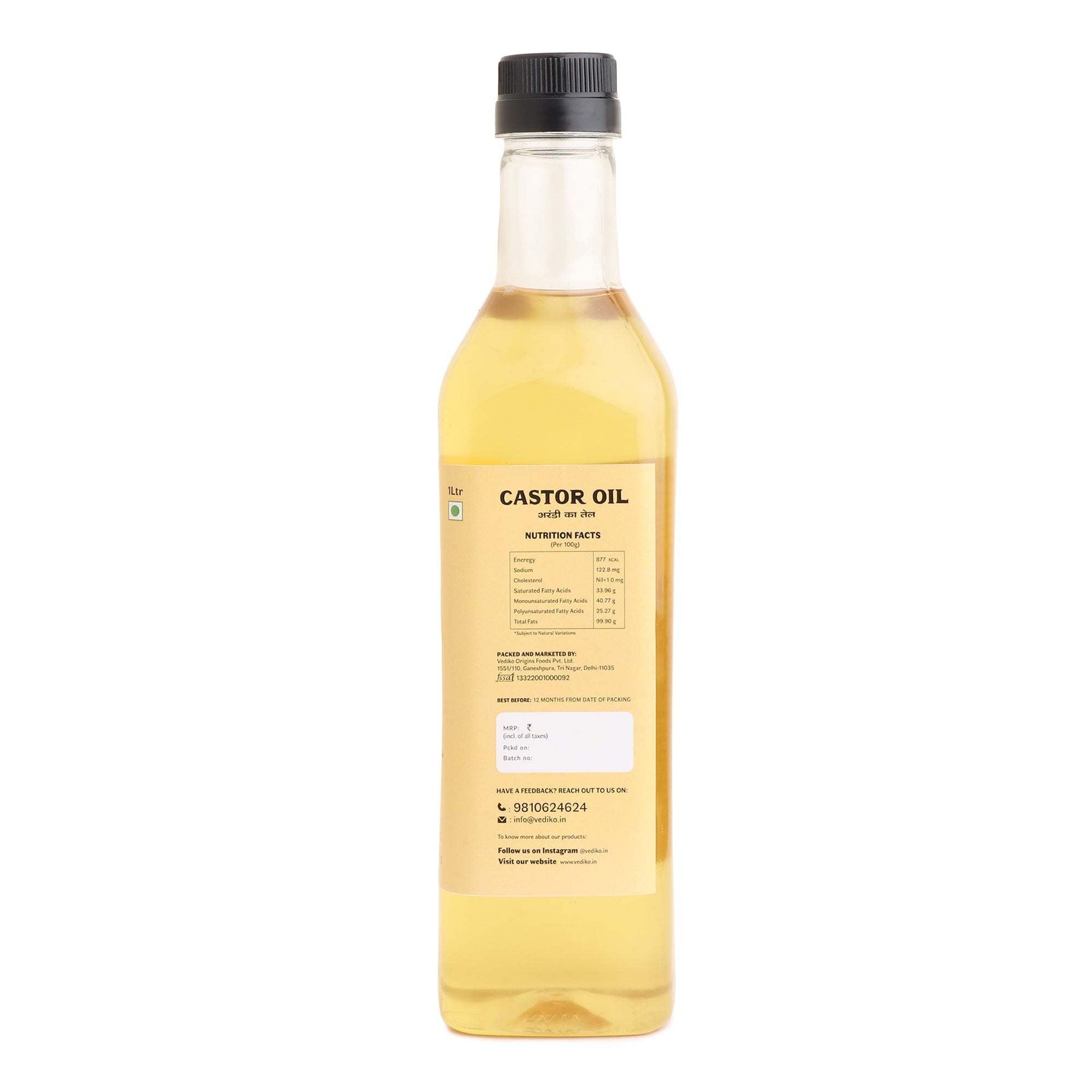 Vediko Origins Castor Oil