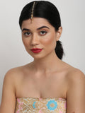 Kundan Maang Tikka - Ruby Raang