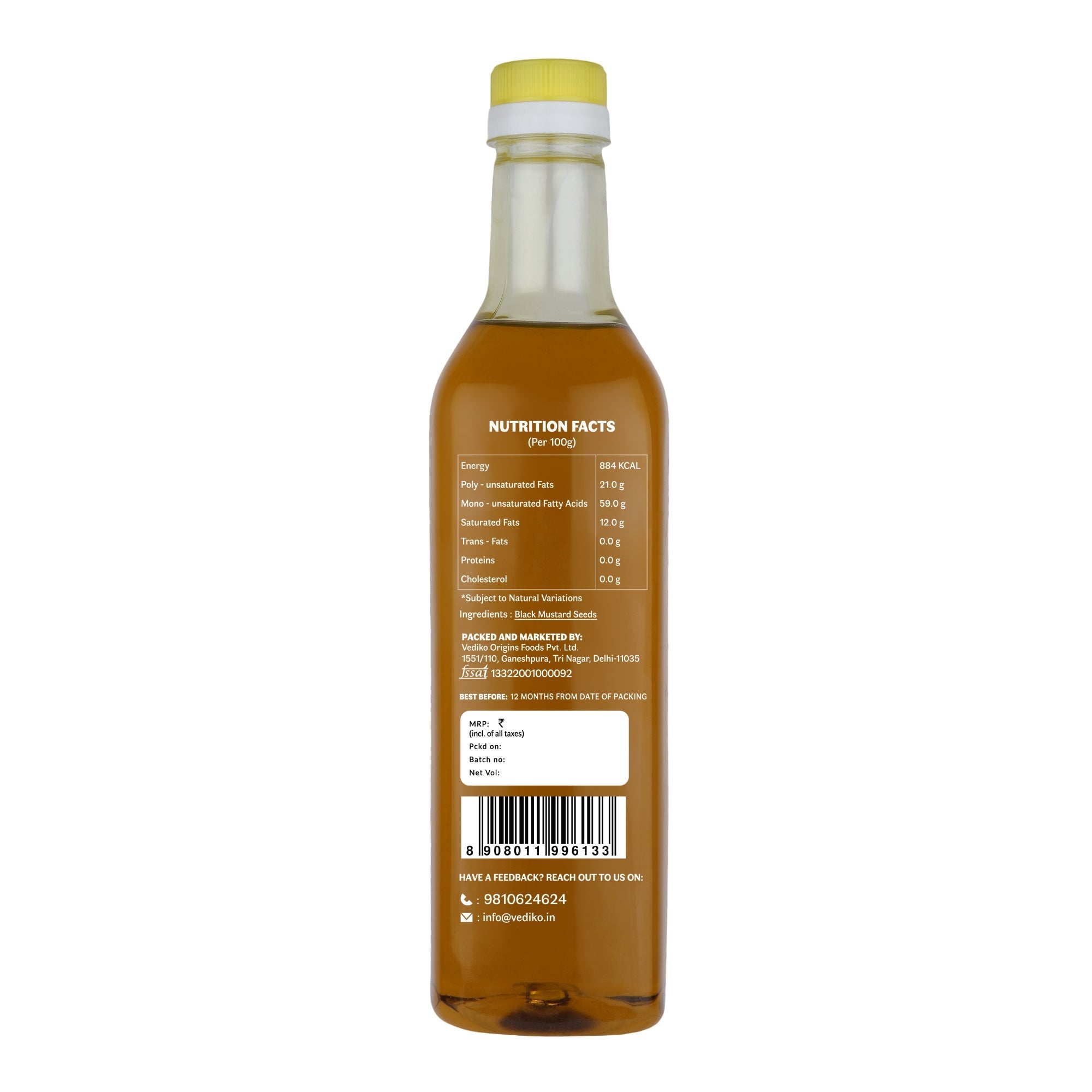 Vediko Origins Black Mustard Oil