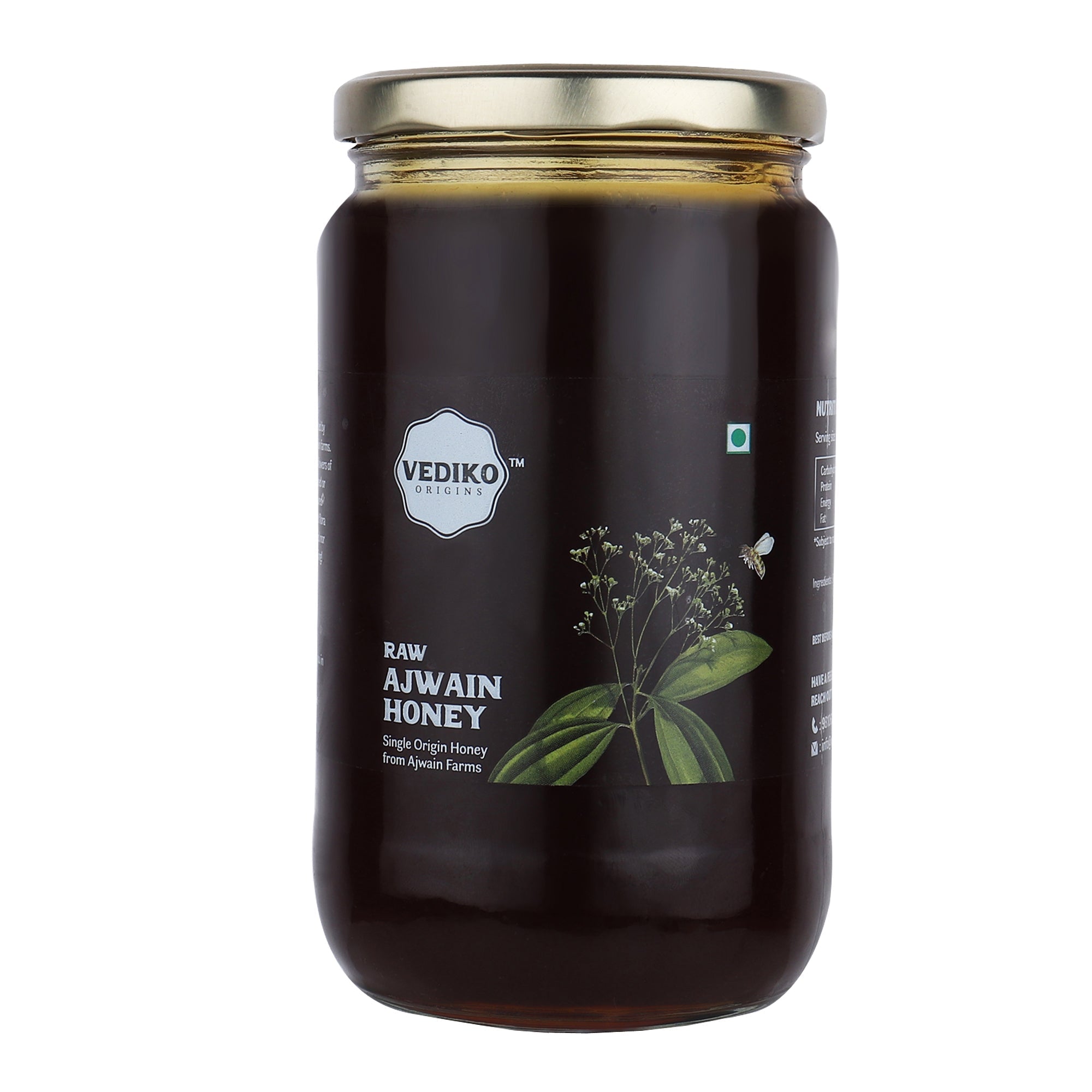 Vediko Origins Raw Ajwain Honey