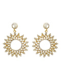 Silver-Plated Alloy Diva Look Stylish Contemporary Earrings - The Pari