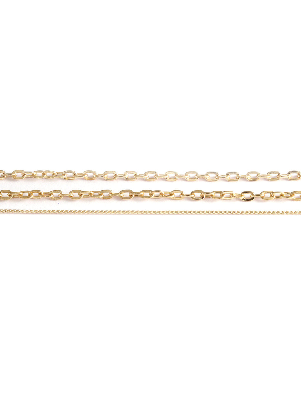 Gold-Polished Alloy Stone Plate & Coin Charm Necklace - The Pari