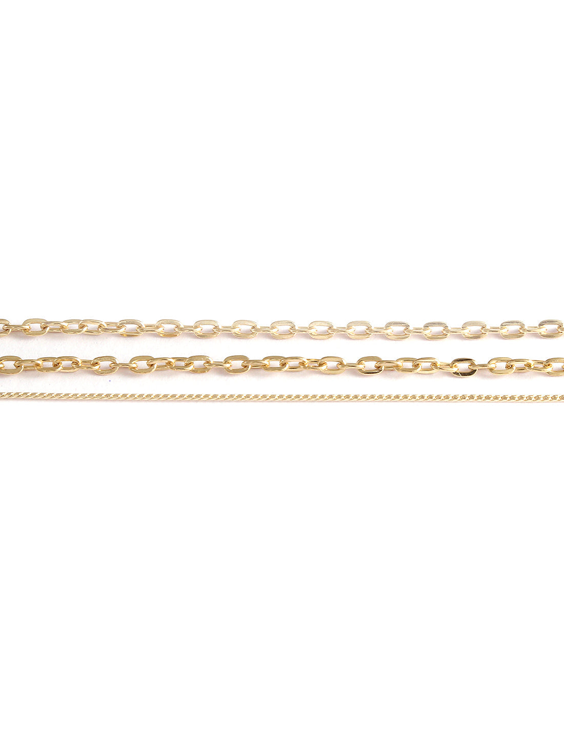 Gold-Polished Alloy Stone Plate & Coin Charm Necklace - The Pari