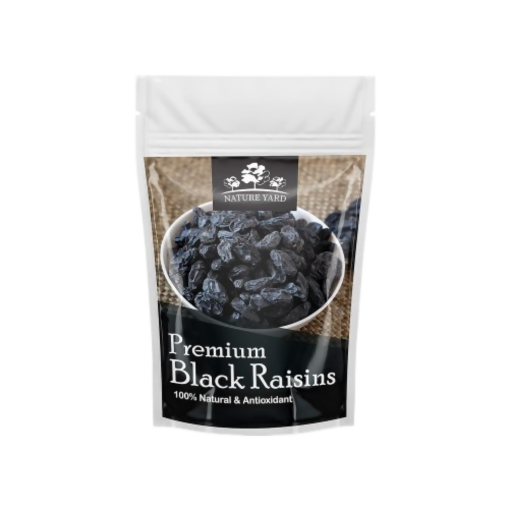 Nature Yard Black Raisins Seedless/kali kismis/kishmish dry fruit