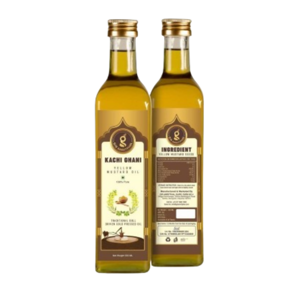 Giramritphal Kachi Ghani Cold Pressed Yellow Mustard Oil