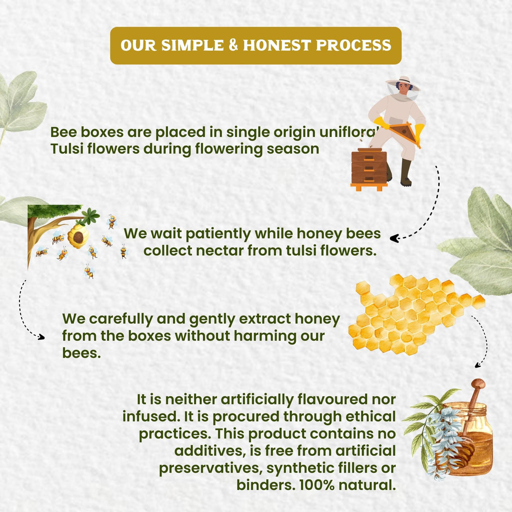 Vediko Origins Raw Tulsi Honey