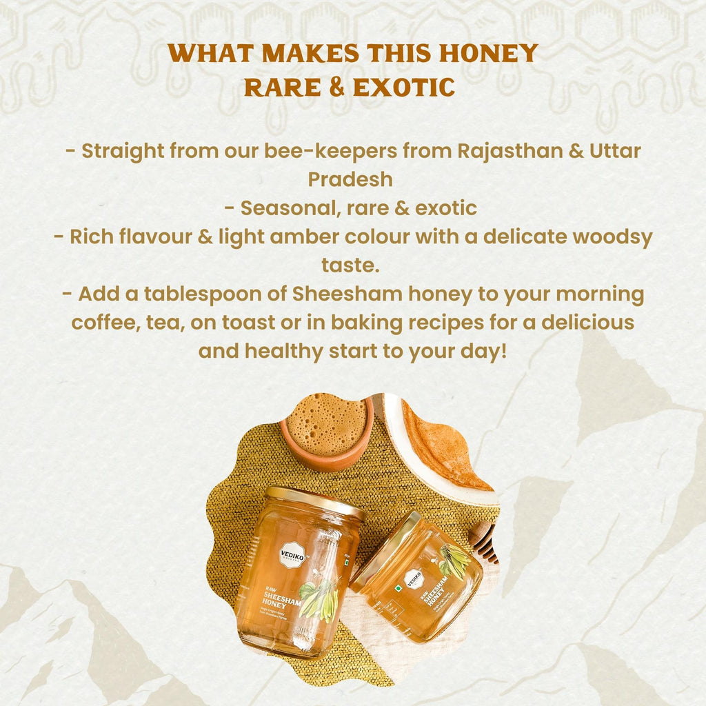Vediko Origins Raw Sheesham Honey