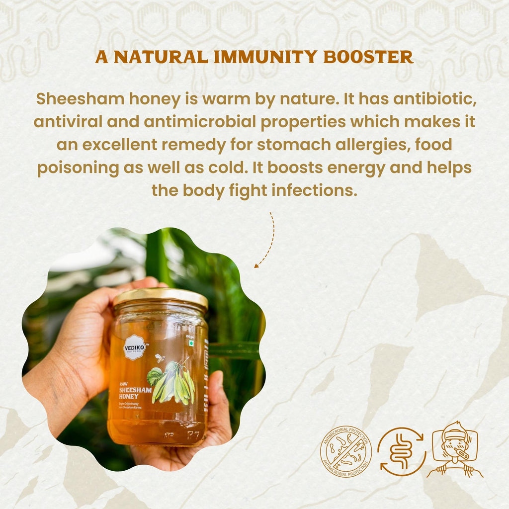 Vediko Origins Raw Sheesham Honey