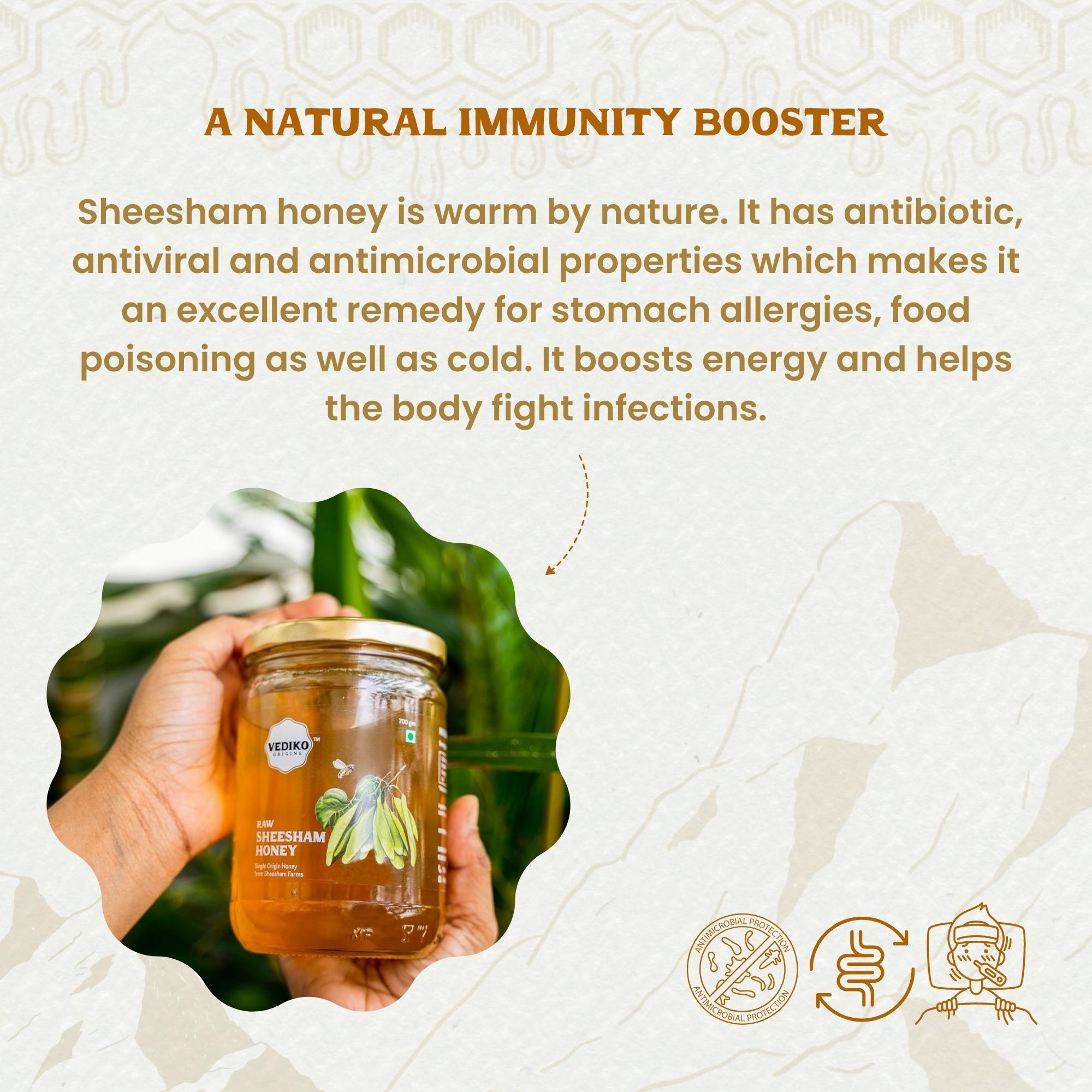 Vediko Origins Raw Sheesham Honey