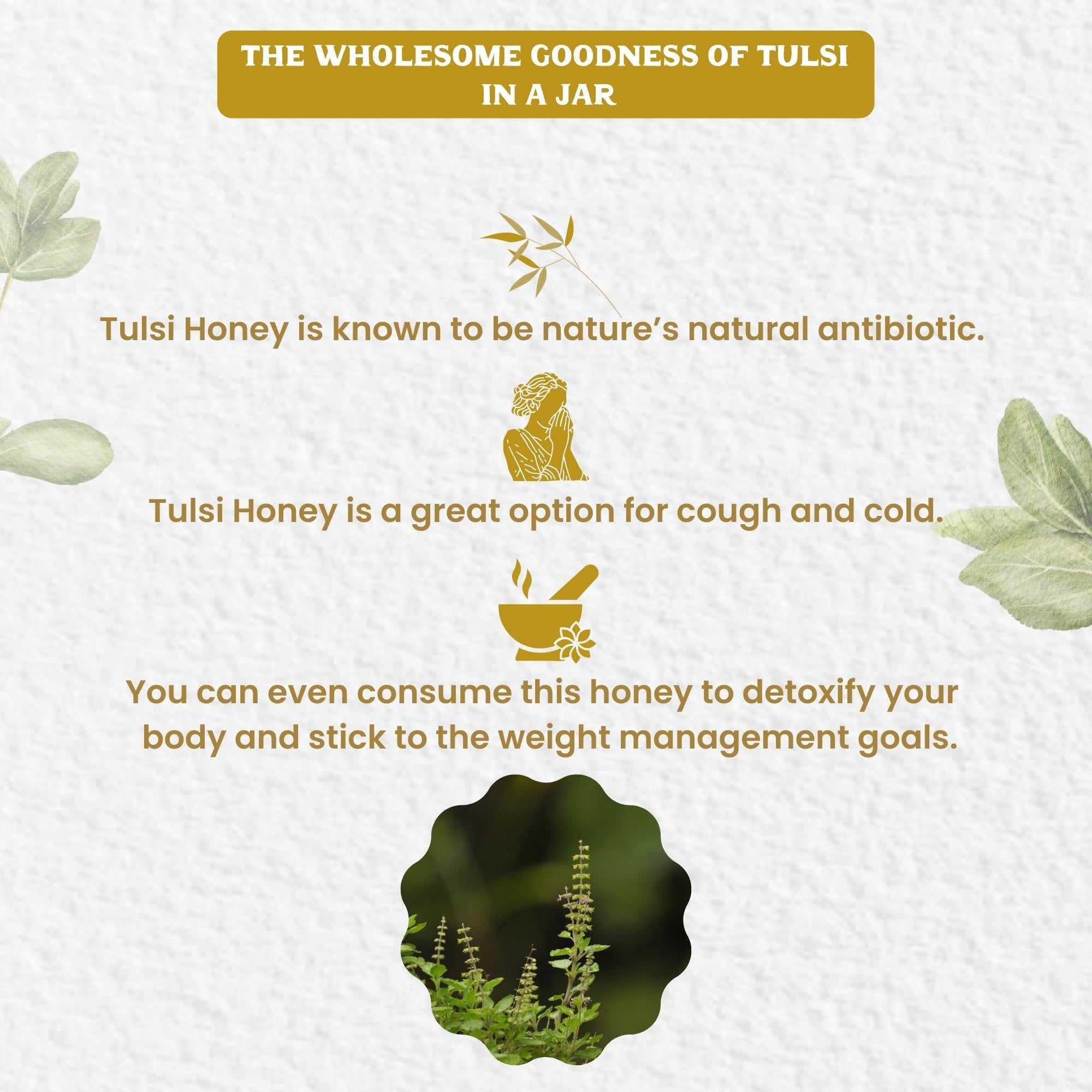 Vediko Origins Raw Tulsi Honey