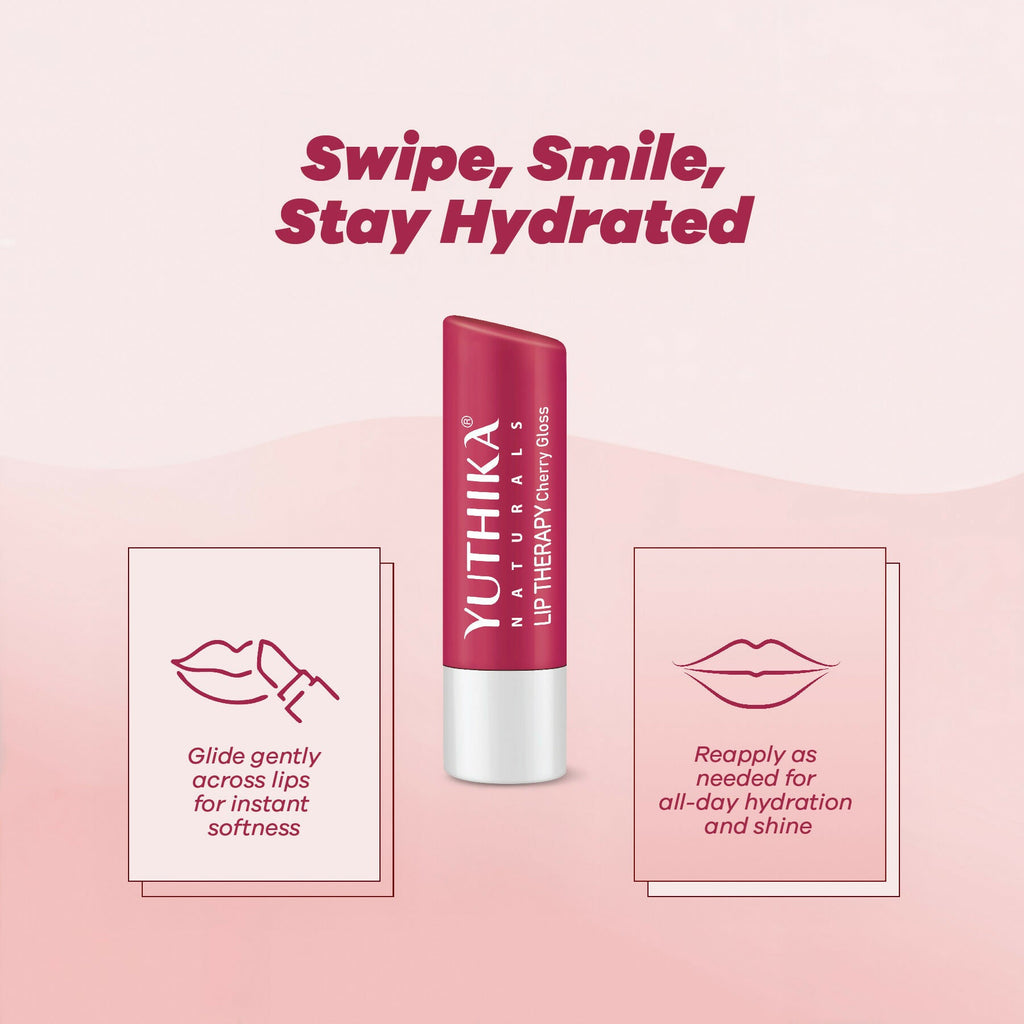 Yuthika Moisturizing Lip Balm – Cherry Gloss
