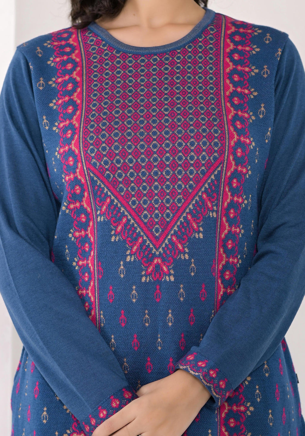 Juniper Neerja Indigo Heritage Kurta