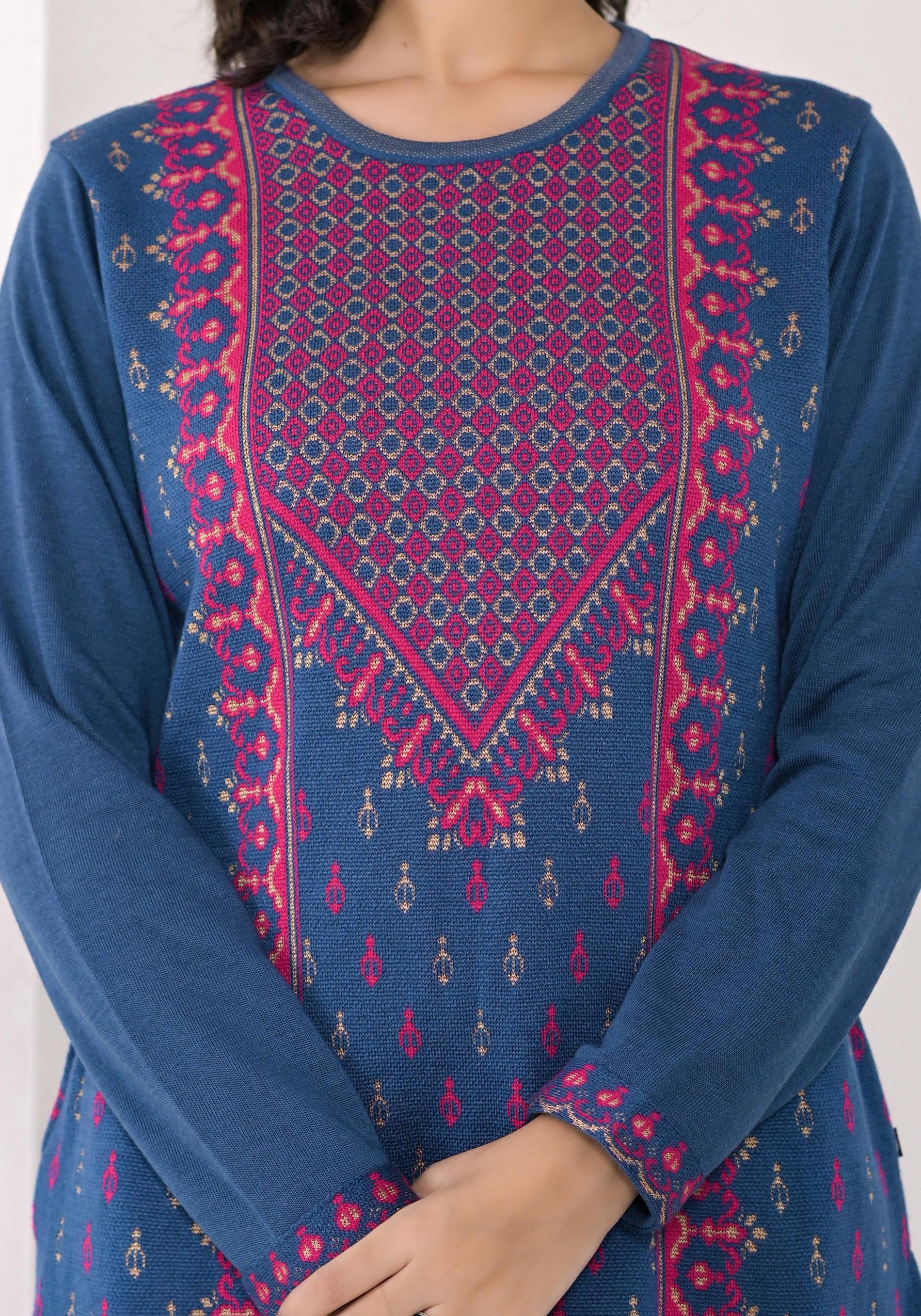 Juniper Neerja Indigo Heritage Kurta