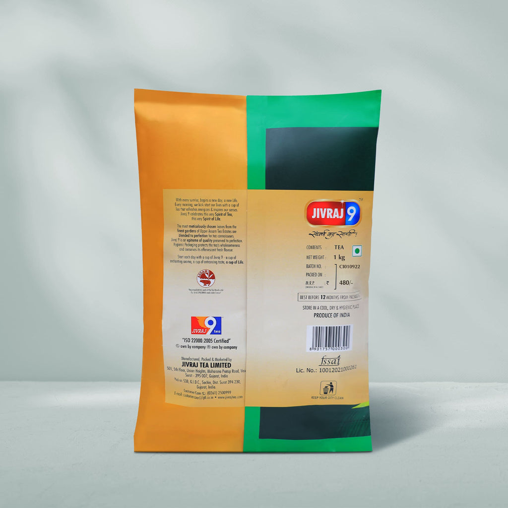 jivraj9 Tea Dust Tea Pouch Pack