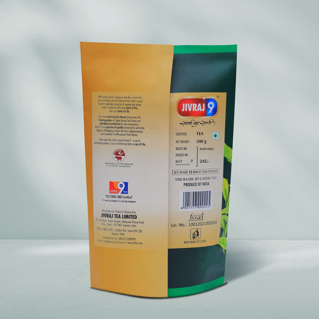jivraj9 Tea Dust Tea Pouch Pack