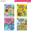 Jolly Kids Jumbo Colouring Books For Kids Set of 4|130 Fun Learnig Images Per Colour Book| Ages 3 - 7 Year