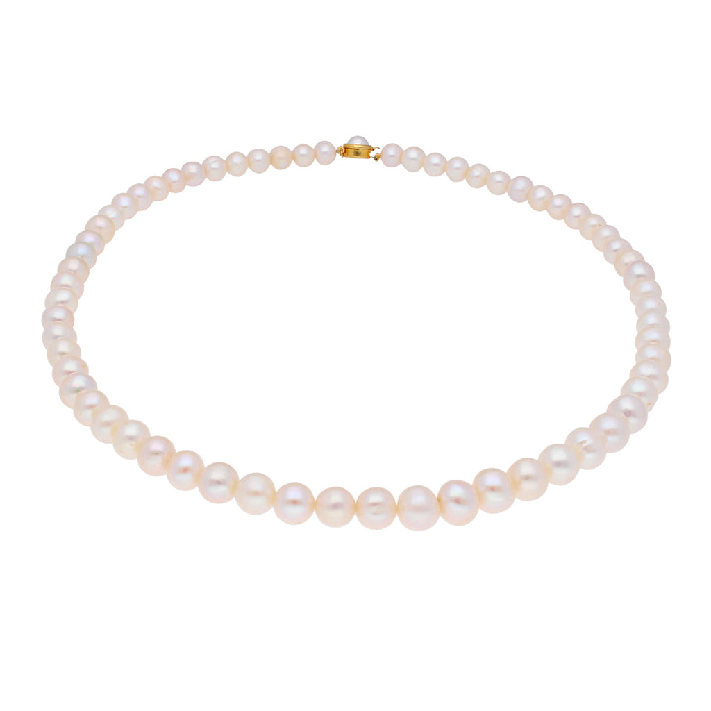 J Pearls Round Pearl Necklace - Real Pearl Jewelry