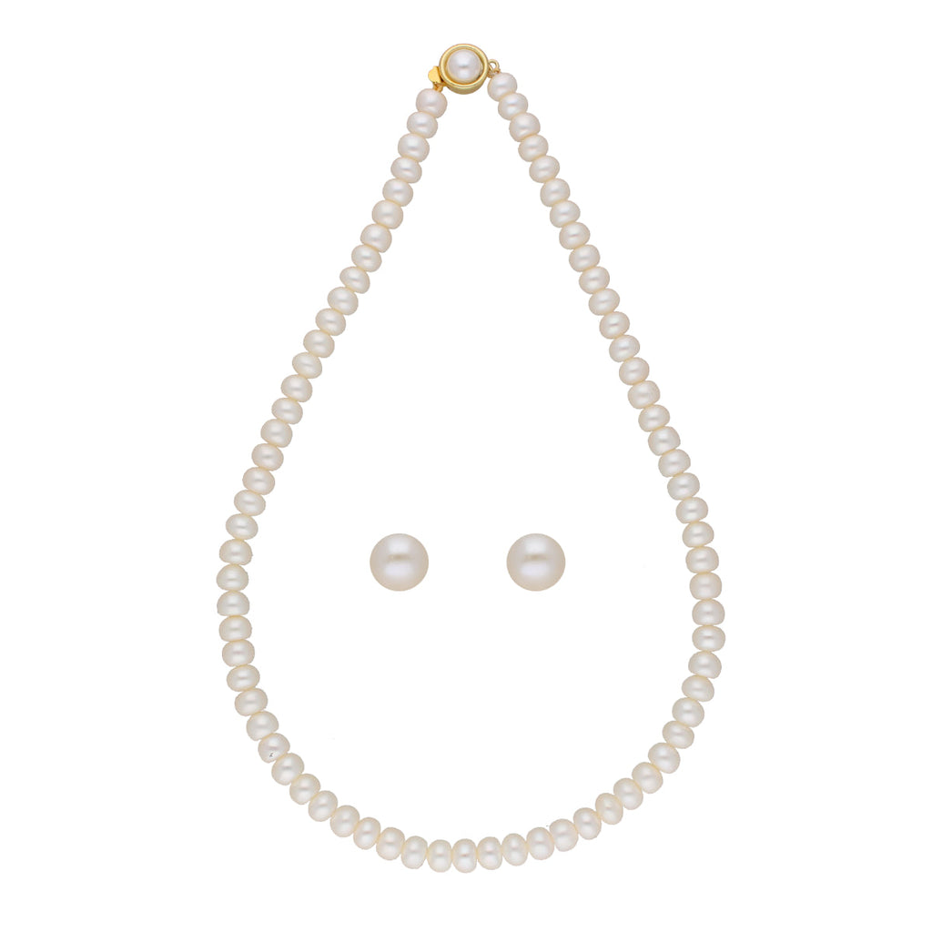 J Pearls Twisted 1 Line Pearl Necklaces - Real Pearl Jewelry