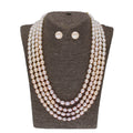 J Pearls Tulsi 4 Lines Pearl Necklaces - Real Pearl Jewelry
