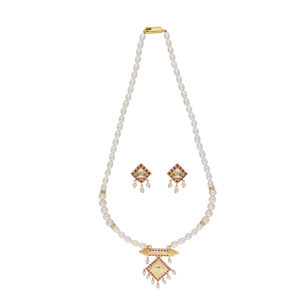 J Pearls Yochana 1 Line Round Pearl Necklaces - Real Pearl Jewelry