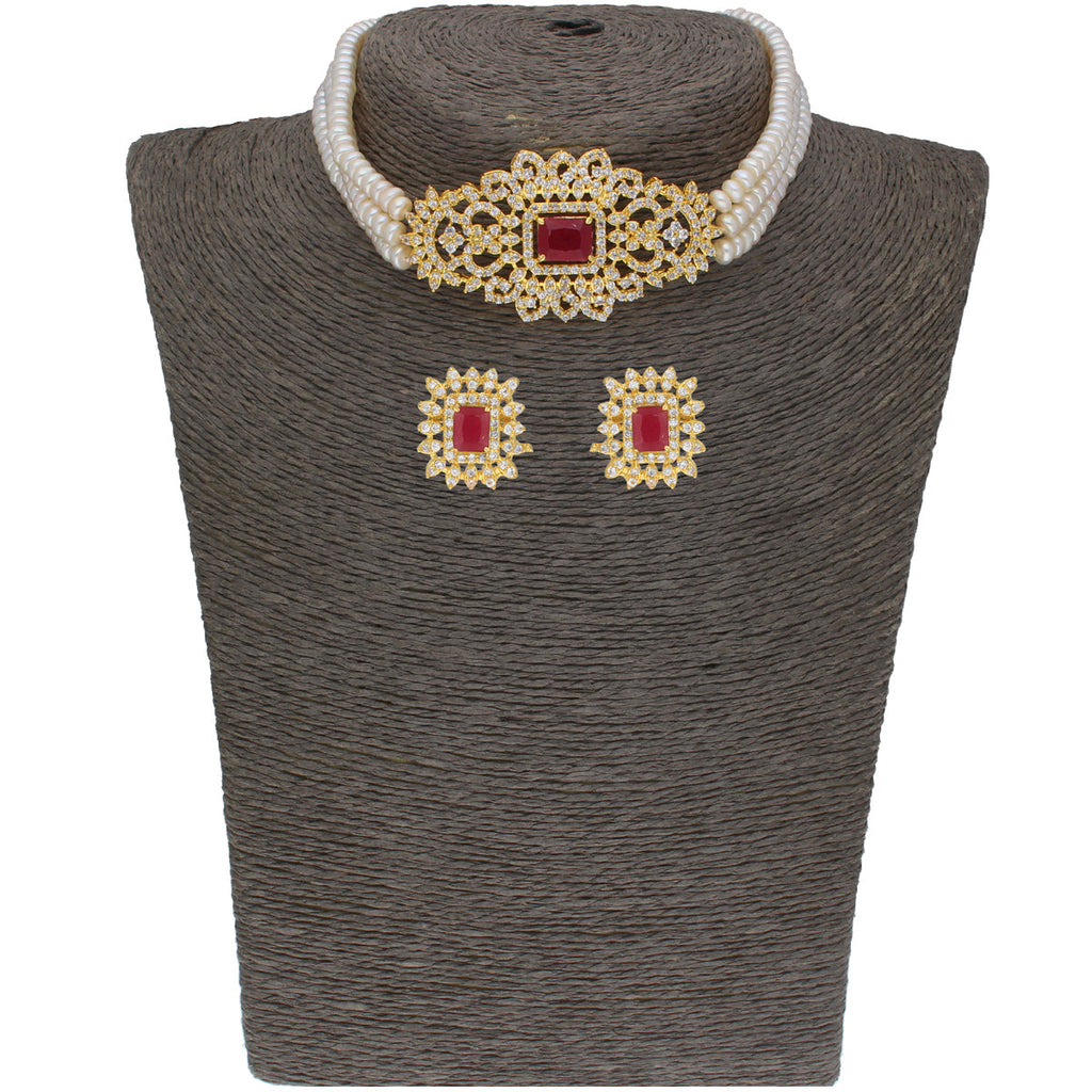 J Pearls Charming Pearl Choker - Real Pearl Jewelry