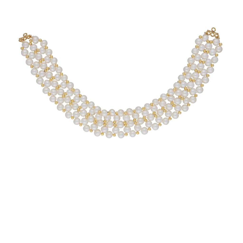 J Pearls Daisy Pearl Choker - Real Pearl Jewelry