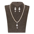 J Pearls Fashionable Pearl Pendant Set - Real Pearl Jewelry