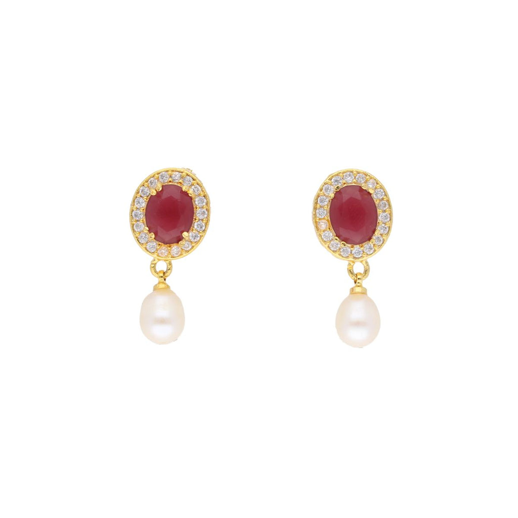 J Pearls Navishka Pearl Set - Real Pearl Jewelry
